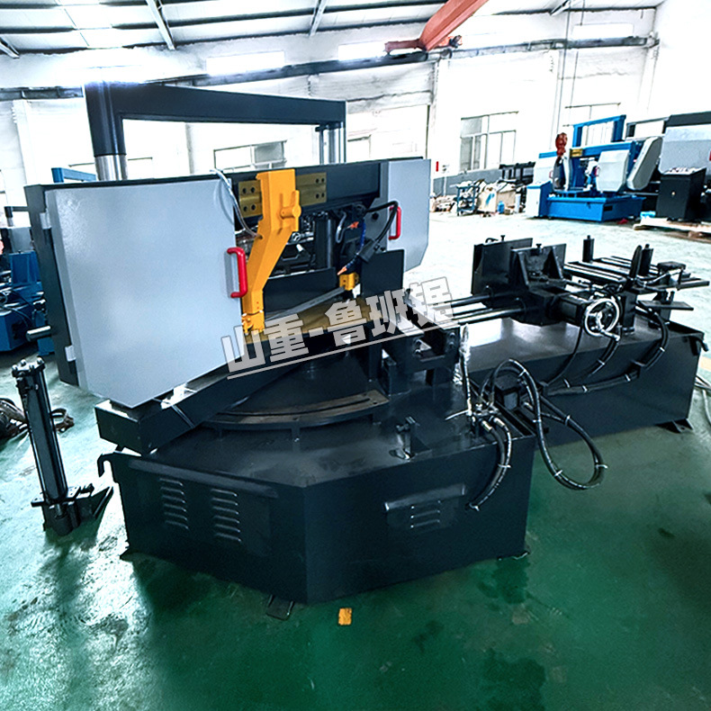 卧式龙门锯角度GZ4260双立柱锯床 锯切角铁金属锯床直供数控带锯