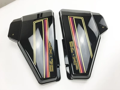 Motorcycle parts: Jialing 70 large Fuel tank - 1-pair-of-side-covers-black