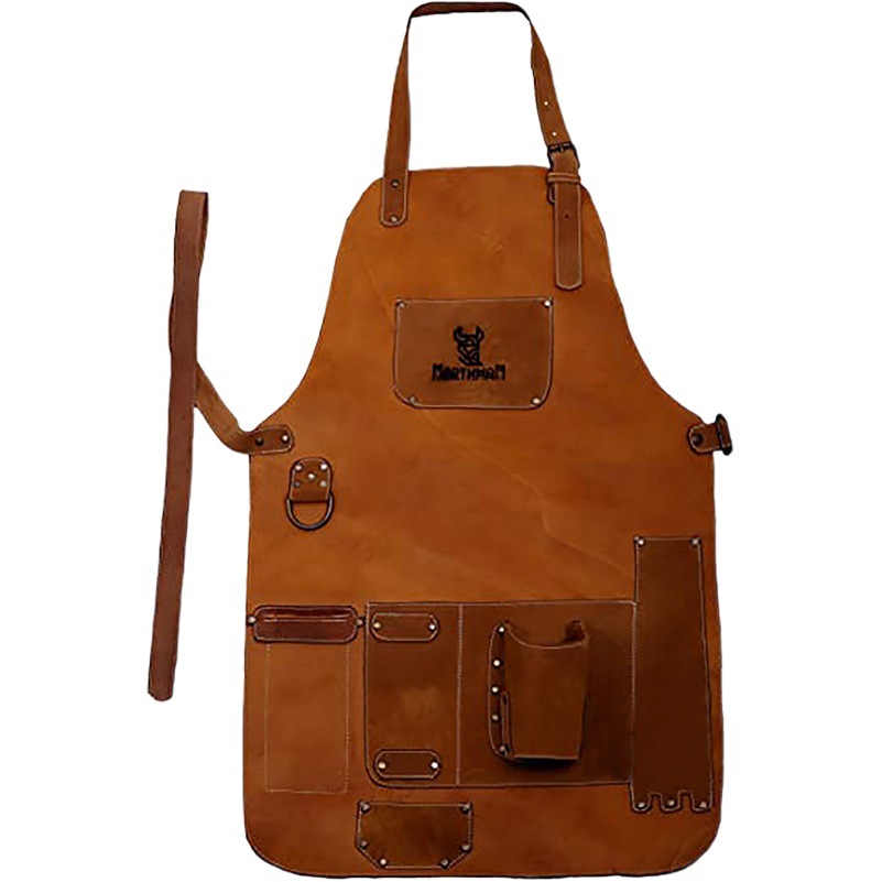 De doble cara delantal de terciopelo impermeable retardante de llama carpintería electricista ropa de trabajo correa de hombro ajustable herramienta delantal fábrica al por mayor
