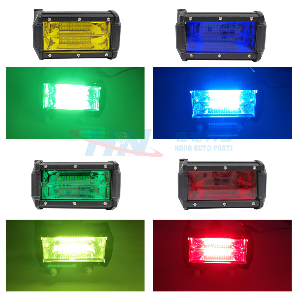 Fuente de la fábrica luz de trabajo del coche camión luz de trabajo LED cinco colores opcionales