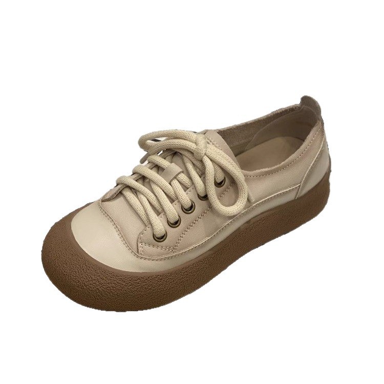 Zapatos de mujer retro transfronterizos zapatos de otoño nuevos zapatos de cabeza grande zapatos de mujer hermosos zapatos de nicho suaves retro zapatos casuales ligeros