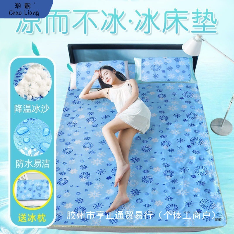 凝胶冰垫床垫冰枕头夏季学生宿舍免注水单双人凉席沙发垫降温新品