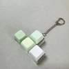 T-shaped transparent shell-white green-snake bone