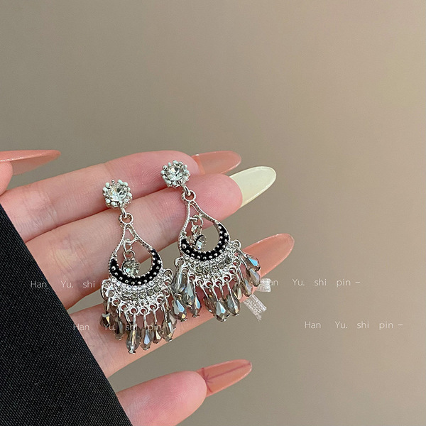 Summer fashionable cute air fan with tassels