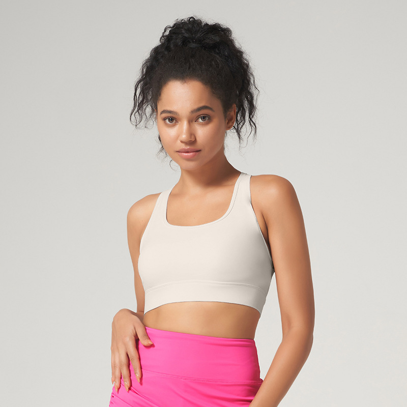 Yujia ropa interior deportiva de alta resistencia a prueba de golpes, hermosa espalda todo en uno fitness BRA nuevo sujetador estilo chaleco