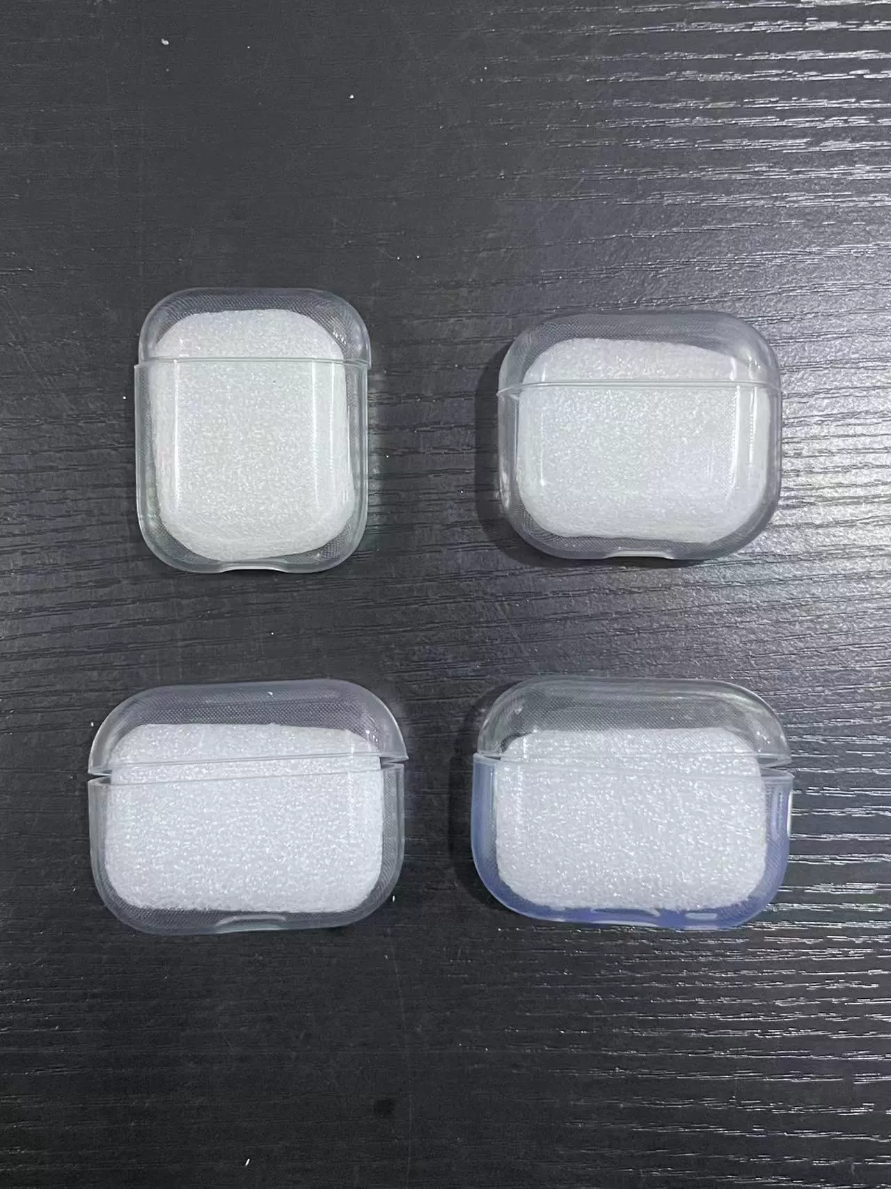 Защитный чехол (Apple AirPods Pro2) прозрачный TPU/PC жесткая оболочка — совместим с беспроводной зарядкой