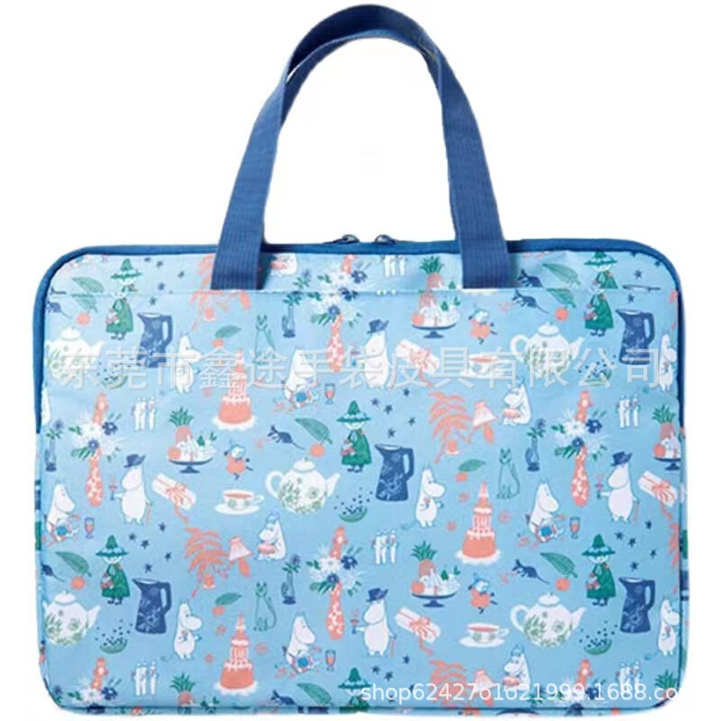 Exported to Japan Cartoon Printed Laptop Bag 13.3inch Laptop Storage Bag Office Document Bag