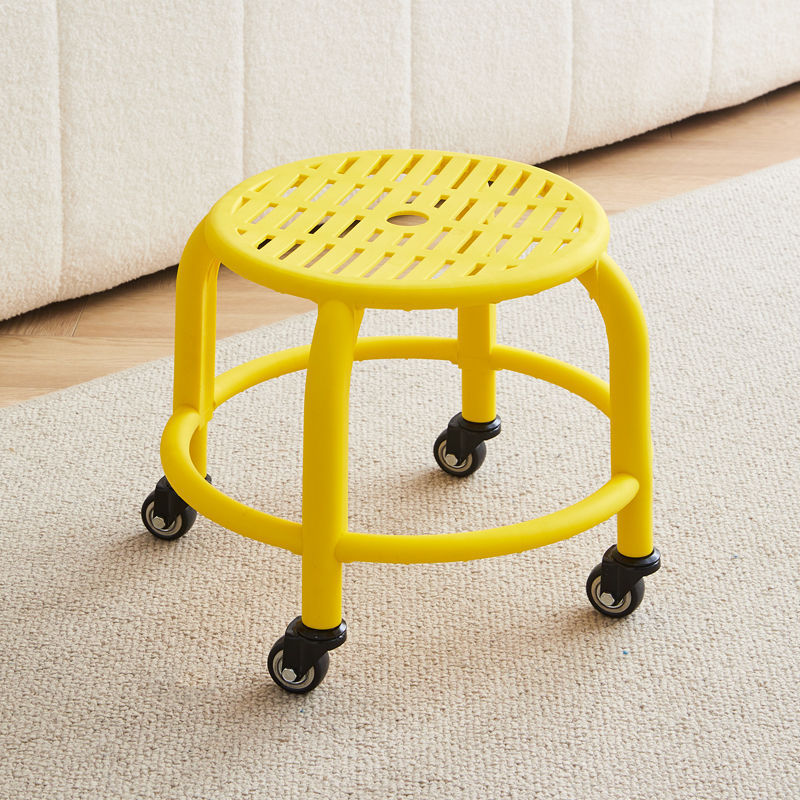 万向輪の小さい腰掛けの子供の風呂の低い腰掛けの家庭用の靴の腰掛けの卸売りのベアリングの輪の美しい縫製の腰掛けのプラスチックの低い腰掛け|undefined
