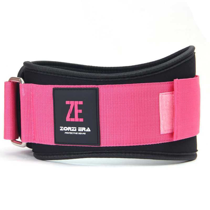 Fitness cintura apoyo equipo deportivo profesional de los hombres entrenamiento cintura adelgazamiento en cuclillas fuerza de tracción dura levantamiento cinturón de peso soporte de nylon