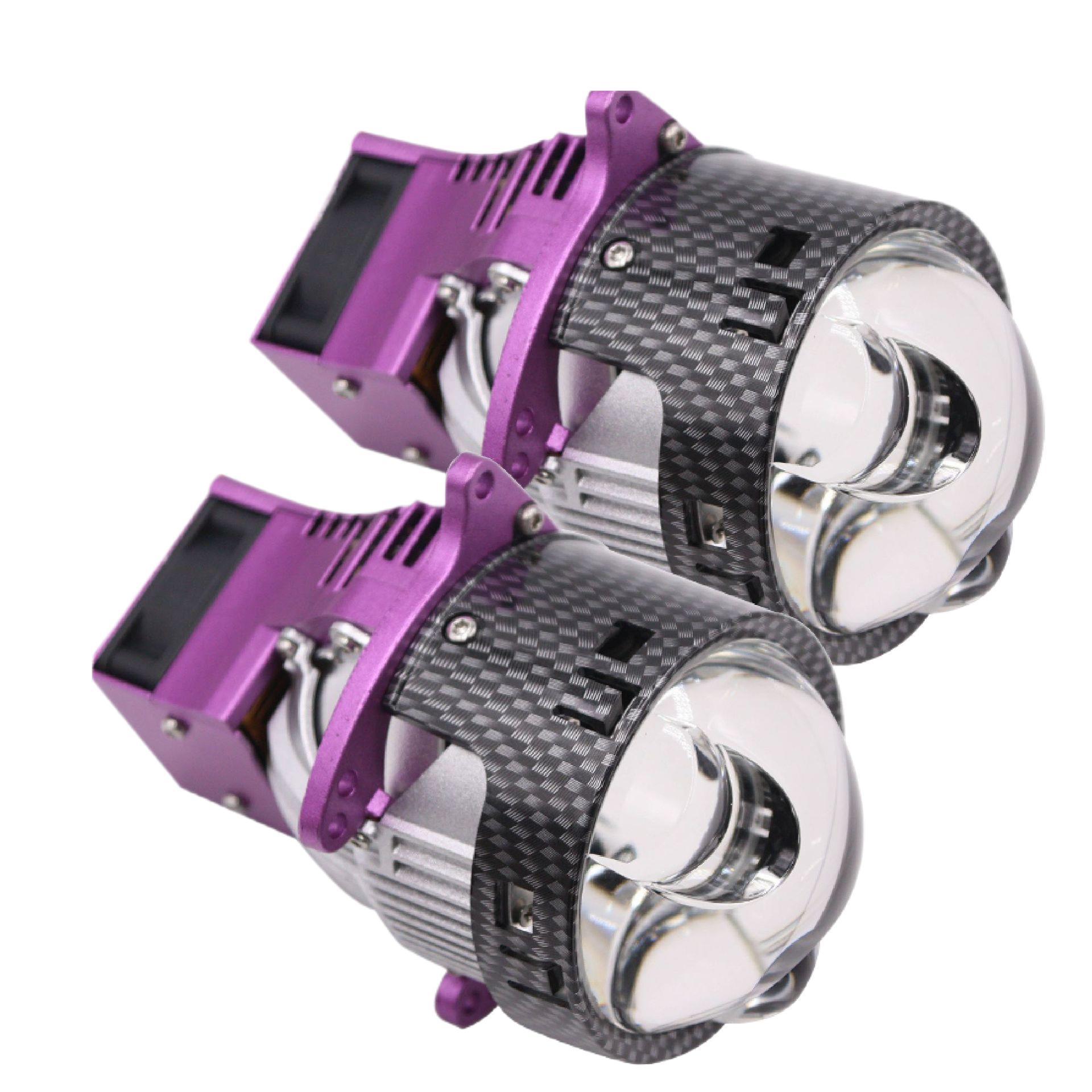 3.0-inch JG13LED directa lente de doble luz 75W de alta potencia del faro del coche modificado lejos y cerca de la bombilla integrada image 3