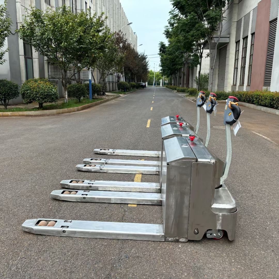 普尔夫3吨不锈钢叉车2T电动搬运车304手动液压地牛不锈钢堆高车