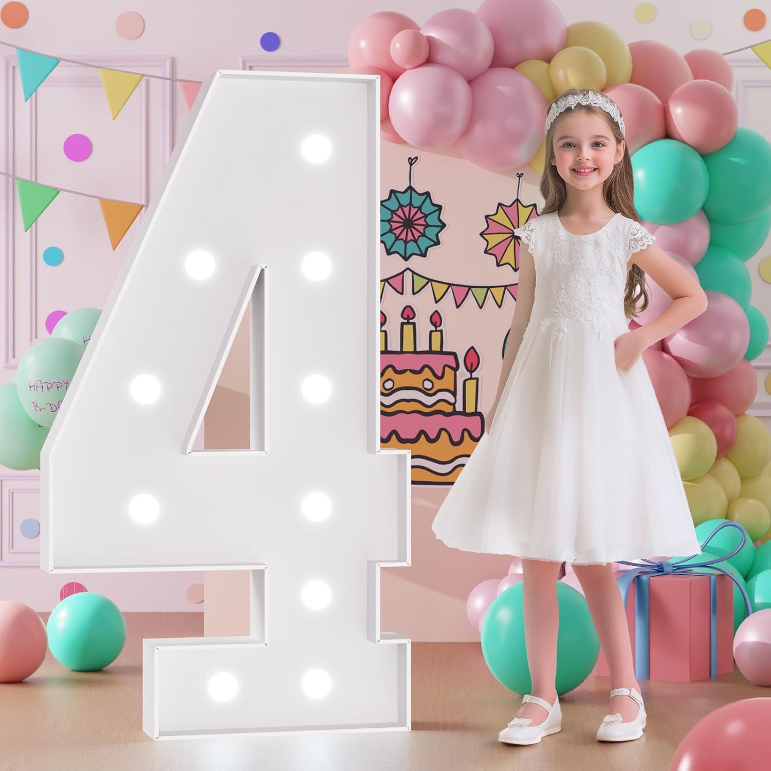 digital children's evening dress