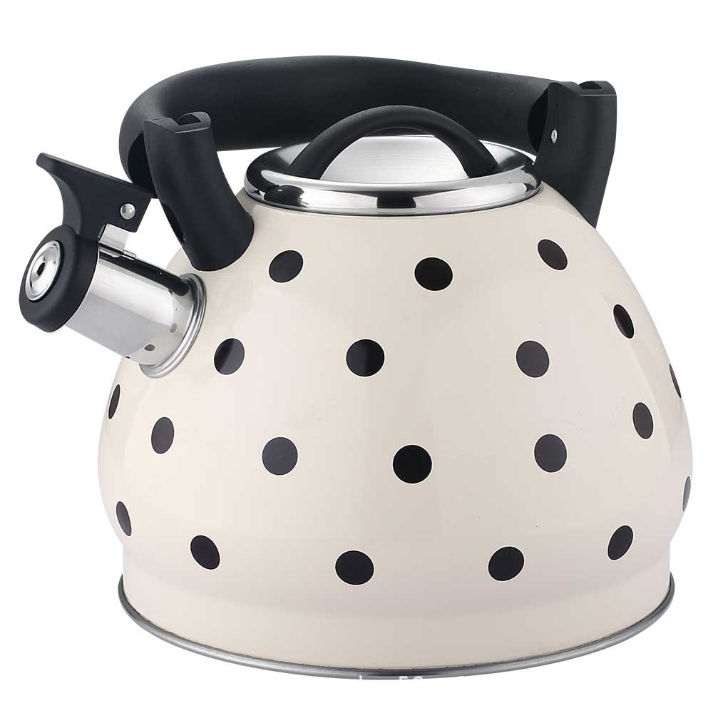 3L 베이지 웨이브 점 접는 손잡이