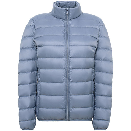 Down jacket for women  new style thin stand collar short large size lightweight and stylish white duck down fashion jacket for women