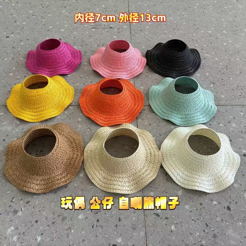 Labubu Hat Doll Straw Hat Plush Toy Pet Mini Hat DIY Decoration Small Hat Toy Hat 5Th Generation Labubu Hat Doll Straw Hat Plush Toy Pet Mini Hat DIY Decoration Small Hat Toy Hat 5Th Generation