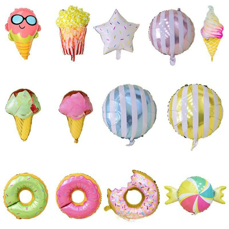 Dessert balloon for ice cream, donut