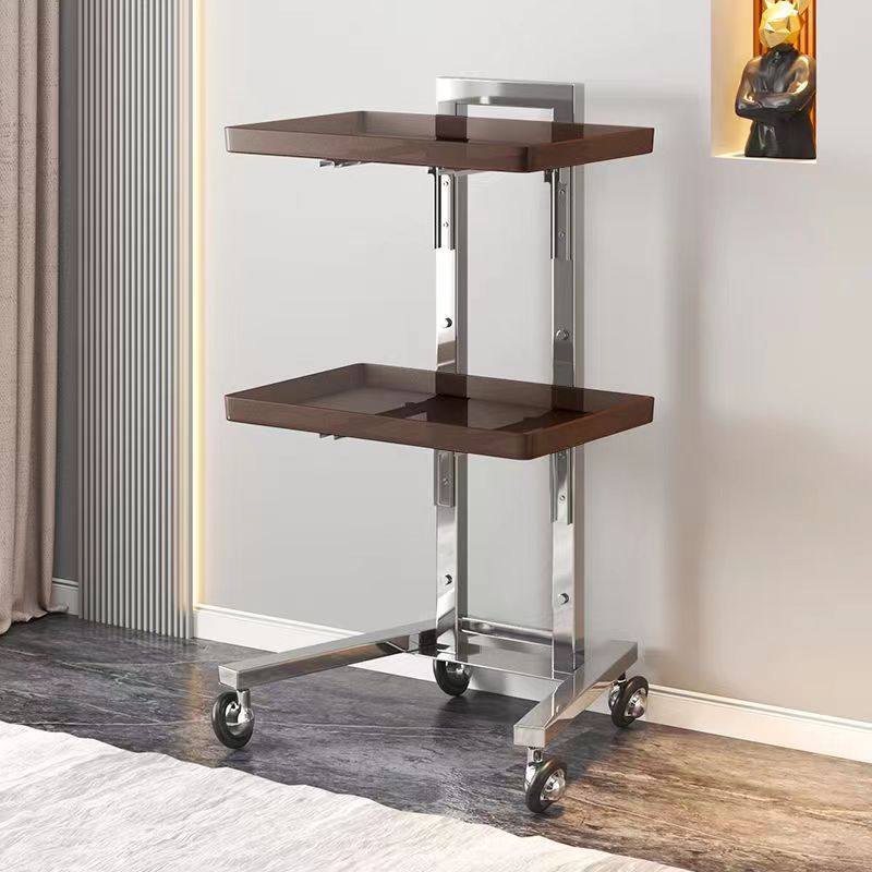 투명 브라운 아크릴 + 스테인레스 선반*공식 규격-82x40x28cm*기타*기타*기타