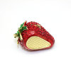 Strawberry, metal storage system, enamel, decorations, fashionable jewelry, diamond encrusted, wholesale