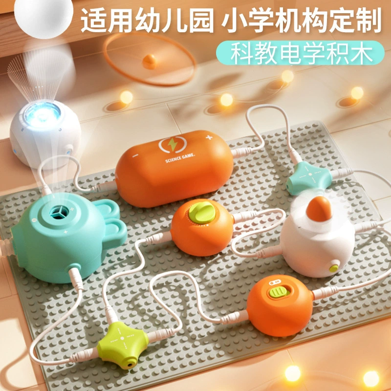 Steam, constructor, set for experiments, electric electronic toy, physics, circuit, DIY, science and technology