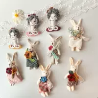 Мори хлопчатобумажное белье, аксессуары для женщин, дикие японские свежие маленькие девочки, кроличья кукла, аксессуары брошь