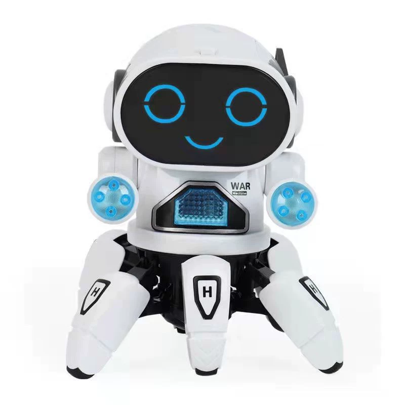 Electric cartoon toy, dancing music lightweight robot