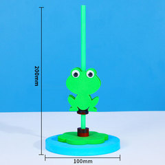 Educational Science Frontiers Children's Gift Handmade Magnet Frog Hopping Primary School Students Science Experiment Kit Gift Box