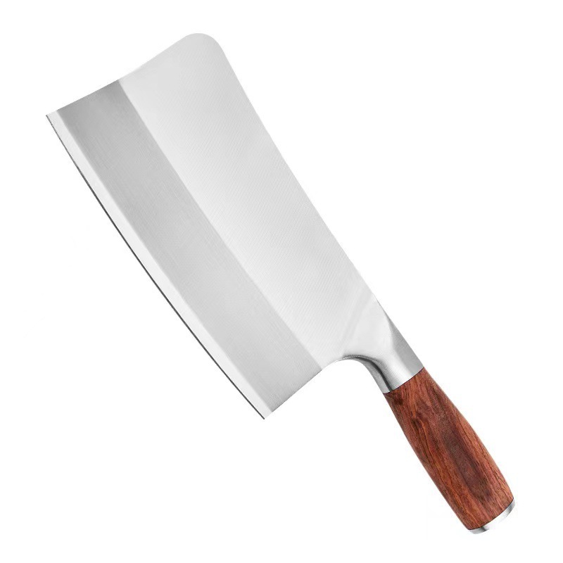 Cuchillo de cocina de acero inoxidable forjado de dos piezas Cuchillo de corte afilado para el hogar Cuchillo de cocina Cuchillo de carne Cuchillo de chef Cuchillo de doble uso
