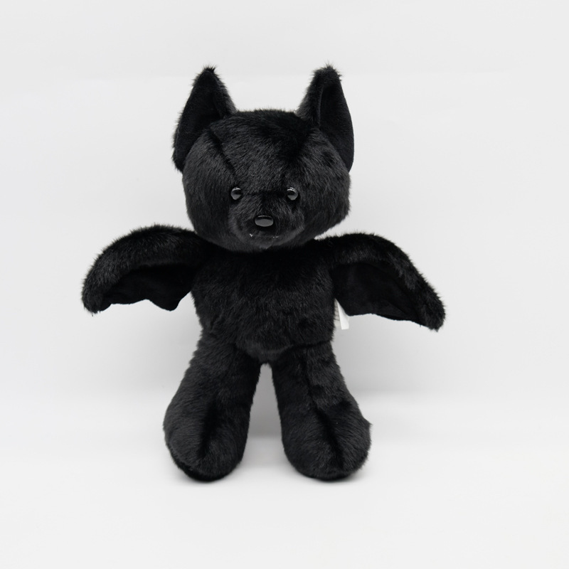 跨境新款 Posable Bat Halloween Plush 蝙蝠万圣节毛绒玩具|undefined