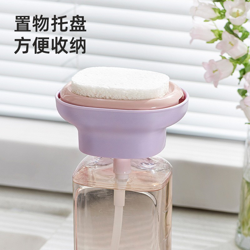 厨房洗洁精按压瓶压取器起泡盒厨房神器海绵洗碗洗涤液分装压瓶|undefined