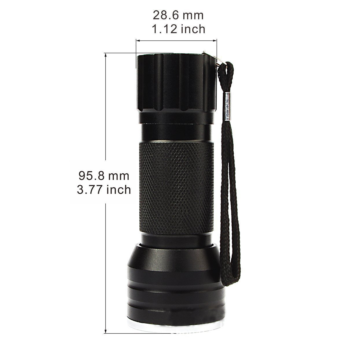 A large number of in stock LED ultraviolet violet flashlight UV money lamp pet mini violet lamp flashlight