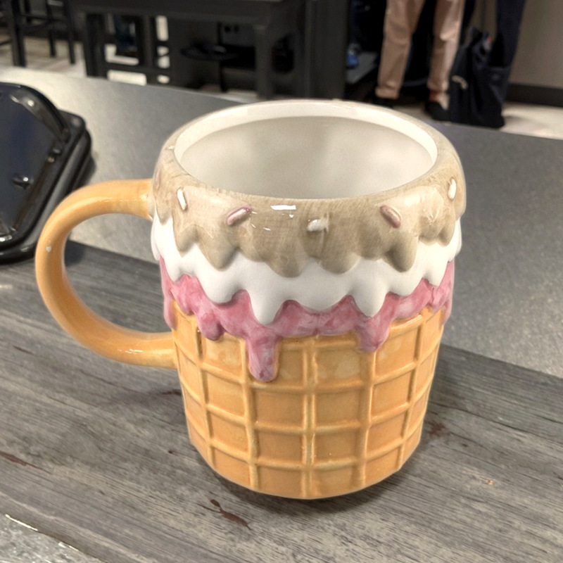 Regalo de cumpleaños Donut Taza de café creativa Taza de agua de dibujos animados Taza de vela Taza de pastel Taza de cerámica de pareja