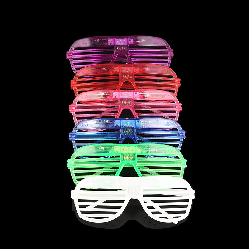 Obturas transfronterizas gafas luminosas LED gafas creativas de luz fría bar de fiesta atmósfera prop gafas de luz fría image 5