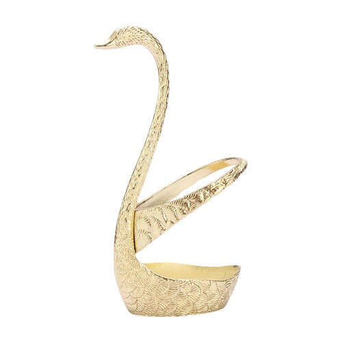 Factory Wholesale Gift Craftsmanship Home Fruit Skewers Cake Forks Creative Swan Fruit Fork Set