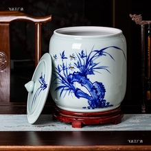 陶瓷水桶茶台下置水桶抽水款功夫茶储水桶10升纯净水桶大容量水缸