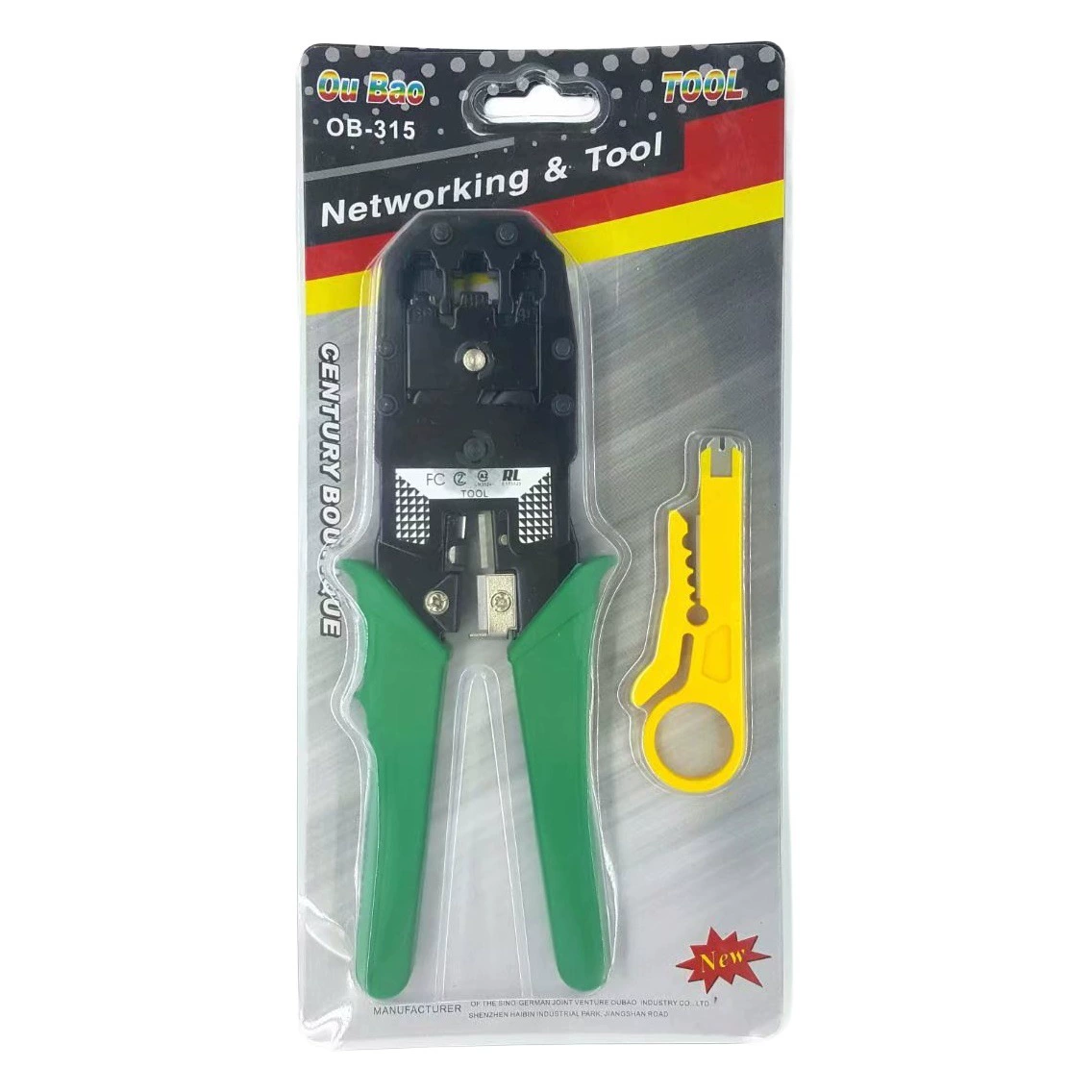 Выбранная модель популярных обжимных клещей для сетей, маленький желтый нож, обжимные клещи для сетевого кабеля и разъемов RJ45, многофункциональные клещи 315.
