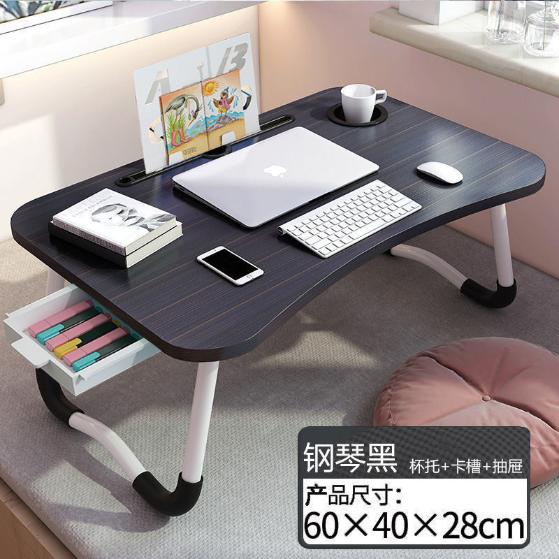 ベッドの上の机のコンピュータの机の寮の簡易折り畳みの机の寝室は簡単です。|undefined