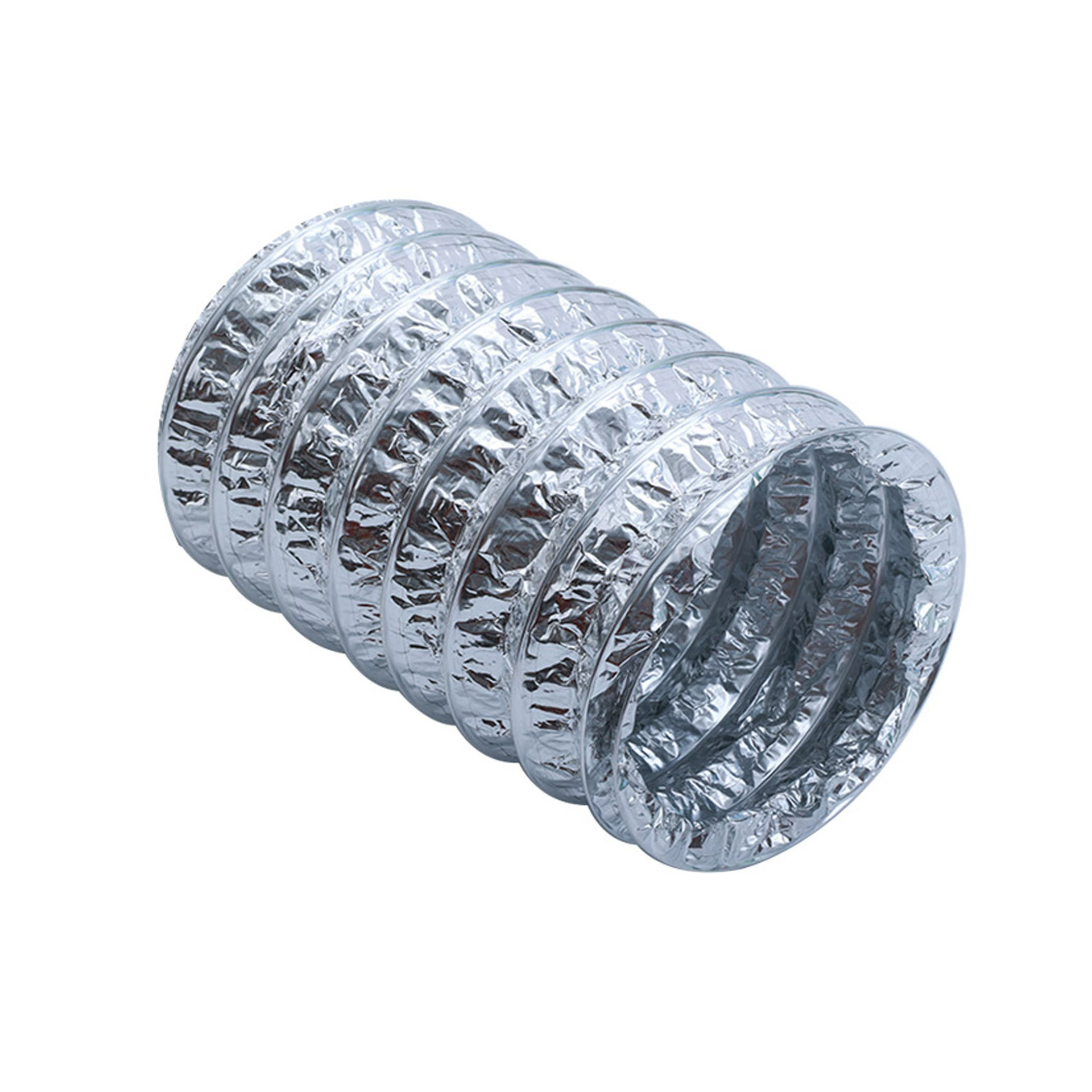 Гибкий телескопический вытяжной шланг из двухслойной утолщенной алюминиевой фольги для кухни и ванной комнаты