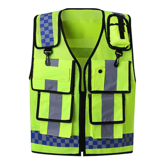 Anfeng reflective vest traffic duty patrol night riding motorcycle engineering safety protective coat printable