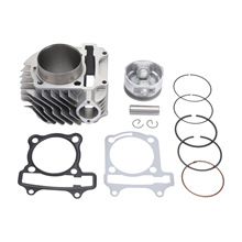 GOOFIT 63mm气缸套缸盖套件适配GY6 180cc-250cc ATV越野车踏板车