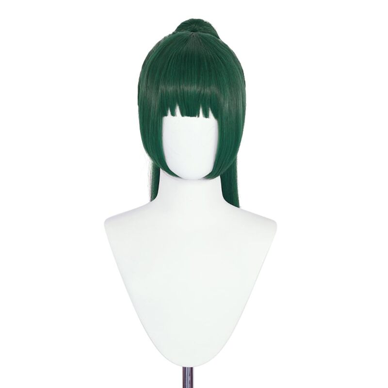 Spell Return Wig Zen Hospital Zhenxi Cos Wig Clip Ponytail Style Fake Hair Green Wig Without Edging Spell Return Wig Zen Hospital Zhenxi Cos Wig Clip Ponytail Style Fake Hair Green Wig Without Edging