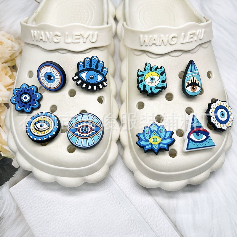 Devil's Eye обувь с цветочным отверстием DIY аксессуары отверстие обувь цветок обувь Пряжка отверстие обувь DIY съемная декоративная пряжка