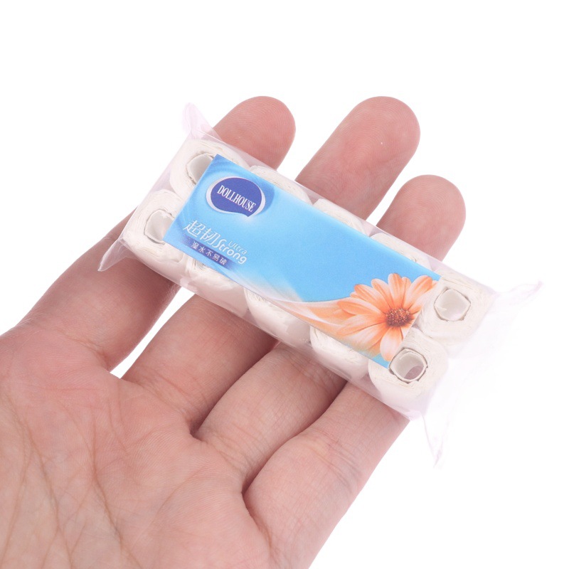 1:12 Dollhouse mini modelo escena ob11 accesorios miniatura rollo de papel nuevo