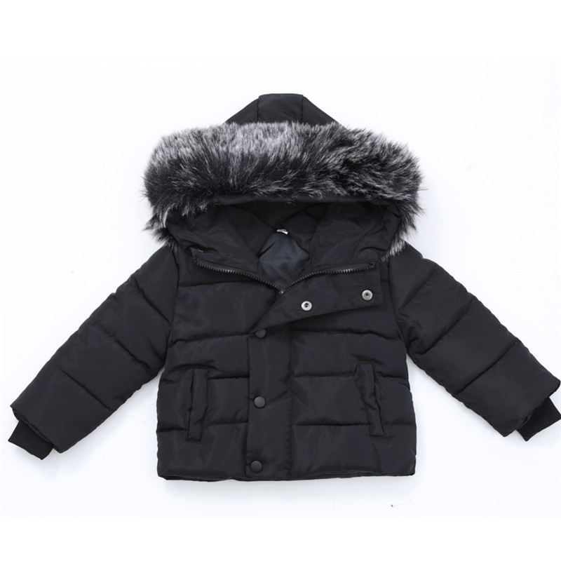 Children's Clothing New Children's Foreign Trade Cotton Clothing Small And Medium Sized Children's Baby Hooded Cotton Coat Boys And Girls Winter Coat_voghion.com