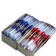 Source manufacturers red blue crystal handle screwdriver manual screwdriver mini screwdriver rose knife word cross