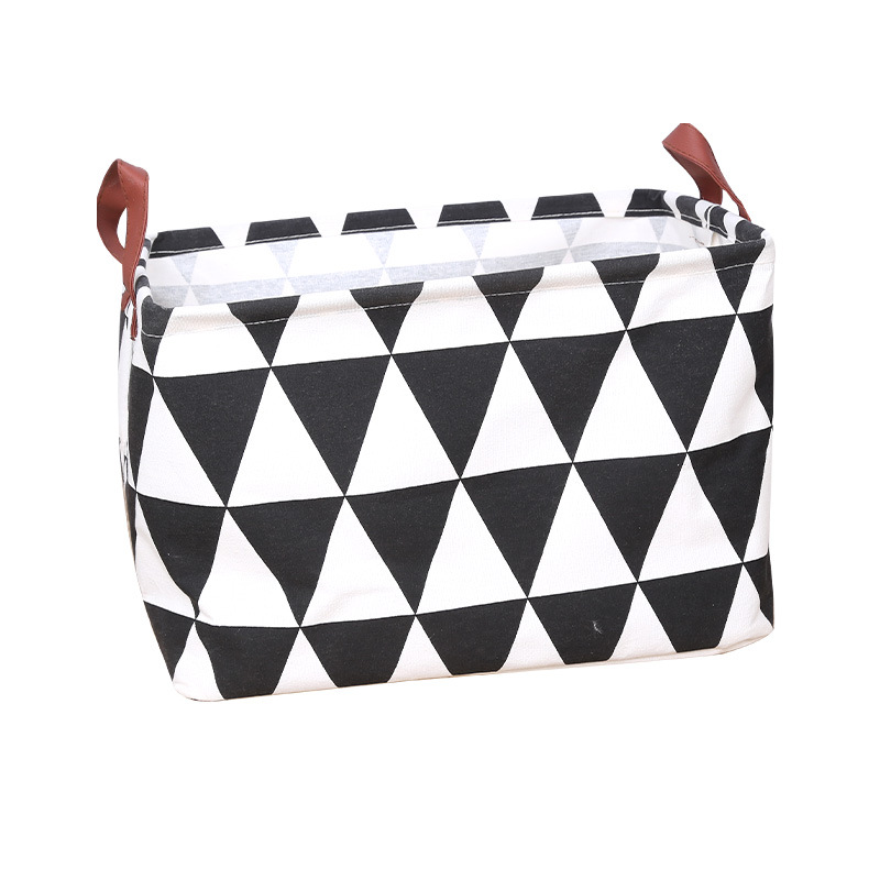 Cesta de almacenamiento de tela cuadrada grande de algodón y lino artículos para el hogar almacenamiento cesta de lavandería cesta de almacenamiento de algodón y lino