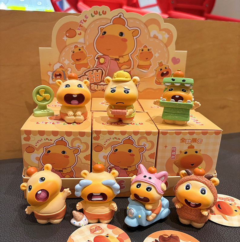 Little Red Book Super Sweet Capybara Blind Box Hot Selling Cartoon Cute Gift Trendy Ornament Creative New Wholesale