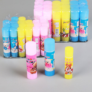 Solid glue children's cartoon glue stick 10G 23g learning stationery DIY kindergarten solid glue gift wholesale