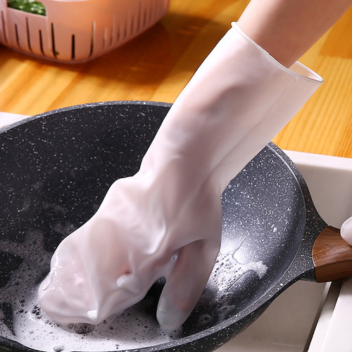 Multifunctional magic gloves for housework and dishwashing plastic latex waterproof kitchen cleaning household laundry and dishwashing for women