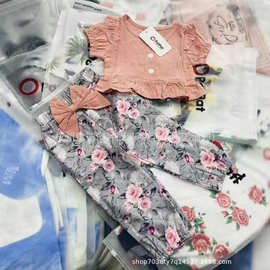 PATPAT KIDS 跨境外贸童装男女混搭工厂原单一手货源套装杂款批发