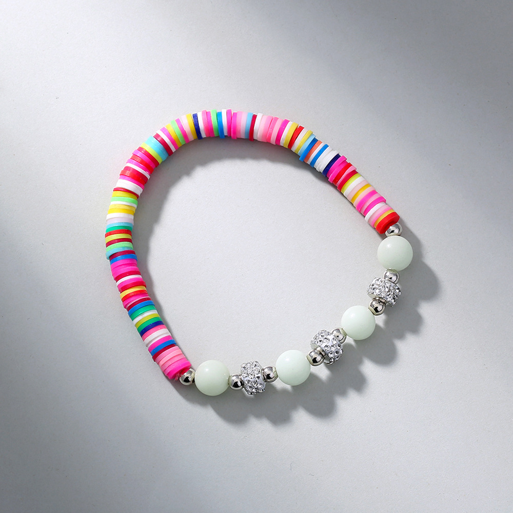 Bracelet de perles lotus phosphorescent brillant dans le noir_voghion.com